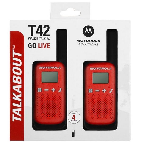 Motorola Talkabout WalkieTalkies T42, rot Smyths Toys Deutschland