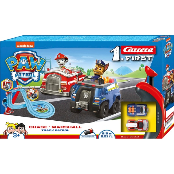 Carrera First Bahn PAW Patrol Track Patrol Rennstrecke mit Autos 2,9 m Smyths Toys Österreich Carrera First Bahn PAW Patrol Track Patrol Rennstrecke mit Autos 2,9 m Smyths Toys Österreich