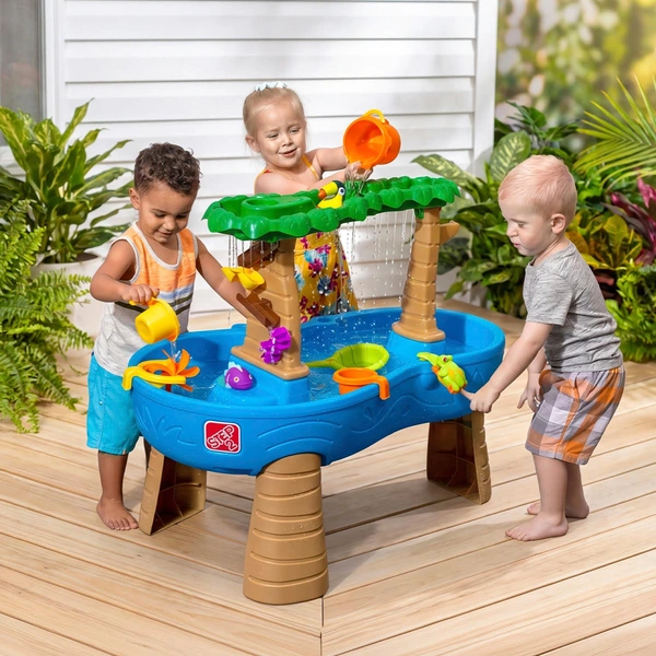 Step2 Watertafel Summer Showers Splash Tower