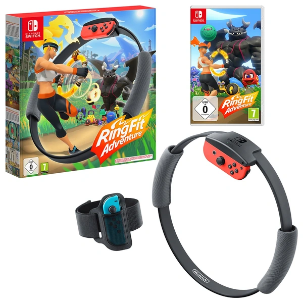 Nintendo Switch Spiel Ring Fit Adventure mit Ring-Con und Beingurt