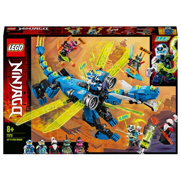 LEGO Ninjago 71711 Jay's Cyber Drache | Smyths Toys Superstores Jays Cyber Drache 71711 | NINJAGO® | Offiziellen LEGO® Shop AT