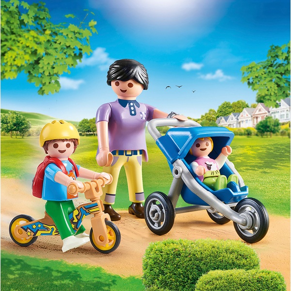 PLAYMOBIL City Life Kindergarten 70284 Mama mit Kindern | Smyths Toys