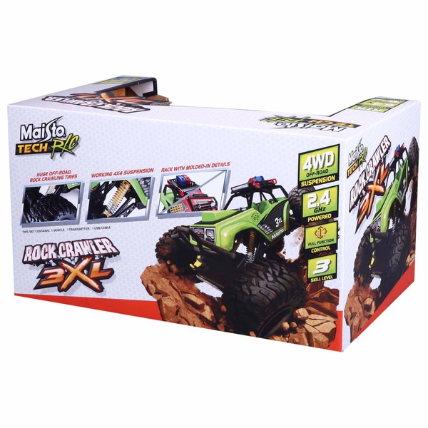 Maisto Tech Ferngesteuertes Auto Rock Crawler 3XL RC Truck | Smyths ...