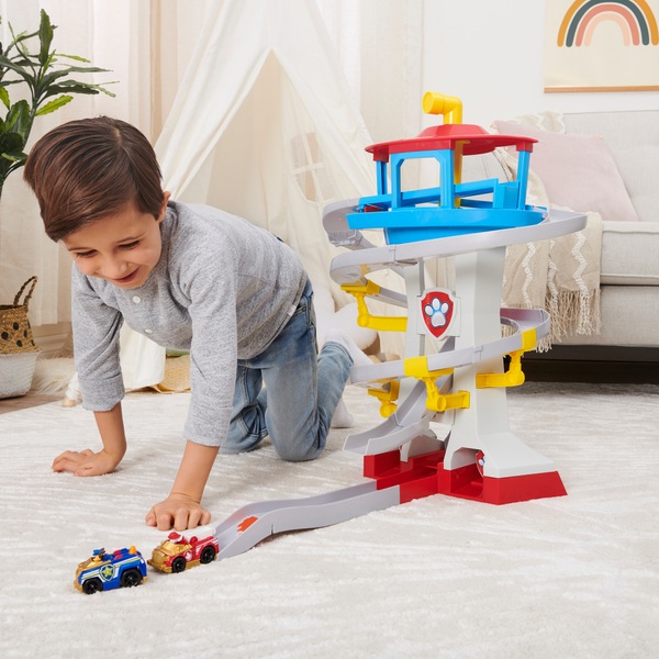 PAW Patrol True Metal Zentrale Adventure Bay Rescue Way Rennbahn