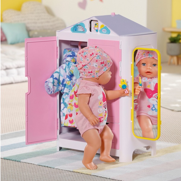 BABY born Kleiderschrank mit Wetterente Berta und Sound | Smyths Toys ...
