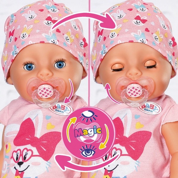 BABY born Puppe Magic Girl 43 cm rosa | Smyths Toys Schweiz