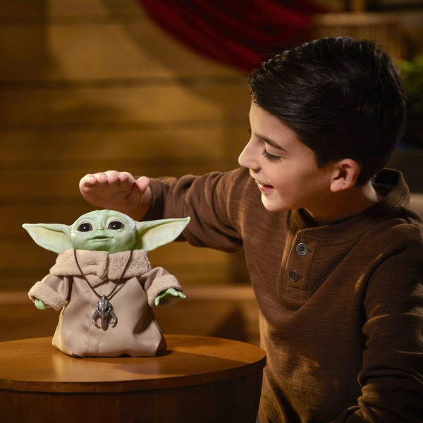 Star Wars The Mandalorian Animatronic Figur Baby Yoda Grogu The