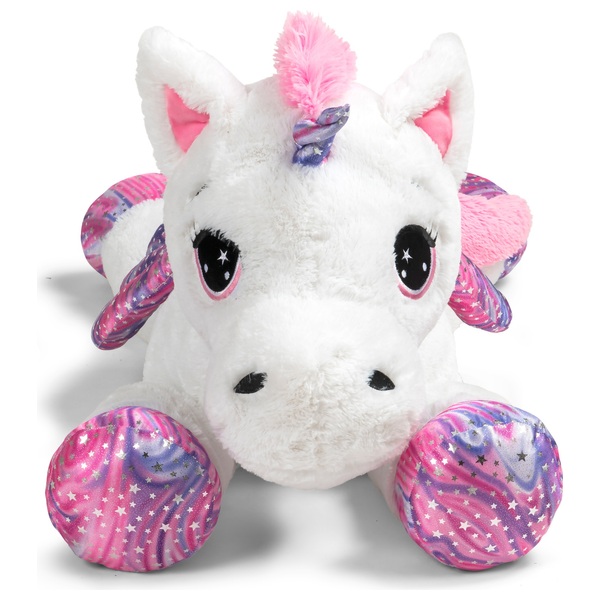 Einhorn Kuscheltier weiß 120 cm | Smyths Toys Deutschland