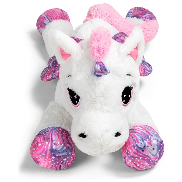 Einhorn Kuscheltier weiß 120 cm | Smyths Toys Deutschland