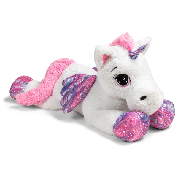 Einhorn Kuscheltier Weiß 120 Cm Smyths Toys Deutschland