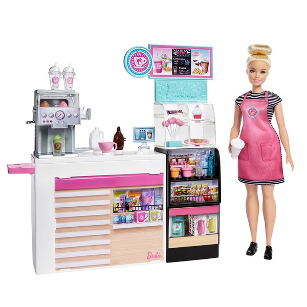 Barbie Nasch Cafe Spielset Mit Puppe Smyths Toys Superstores