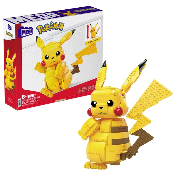 Mega Pokémon Pikachu Figur - Bewegliche Konstruktions Figur 10cm