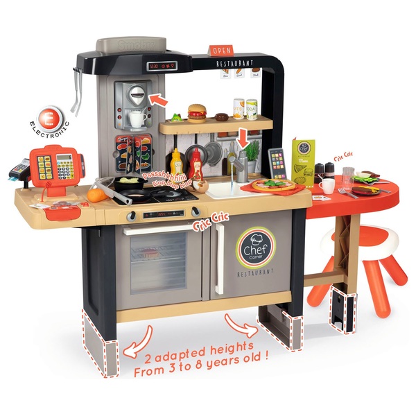 Smoby Chef Corner Restaurant | Smyths Toys Superstores Elektronische Registrierkasse, orange | Smyths Toys Superstores
