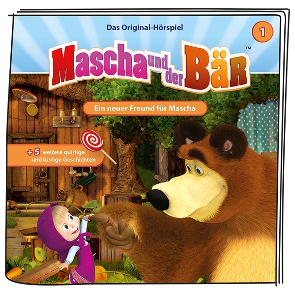 Tonies Tonie Figur Mascha und der Bär Ein neuer Freund für Mascha