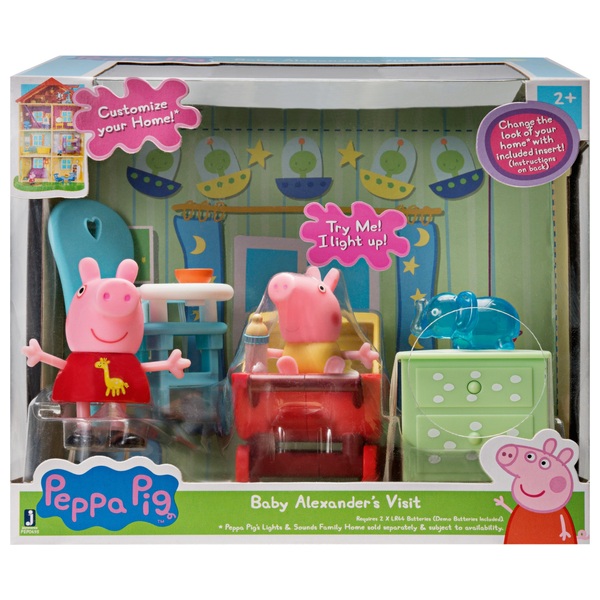 Peppa Pig Besuch von Baby Alexander Smyths Toys Superstores