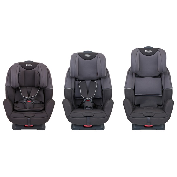 Graco Kindersitz Enhance Black Grey, Graco Infant Car Seat Cover Replacement Instructions