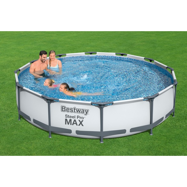 Bestway Frame Pool Steel Pro MAX mit Pumpe 366 x 76 cm Smyths Toys