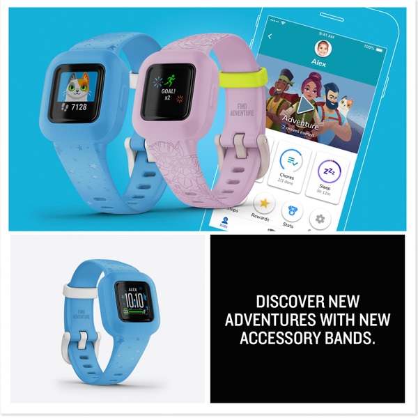 Garmin Fitness Tracker vivofit jr. 3 Aktivitätstracker für Kinder mit