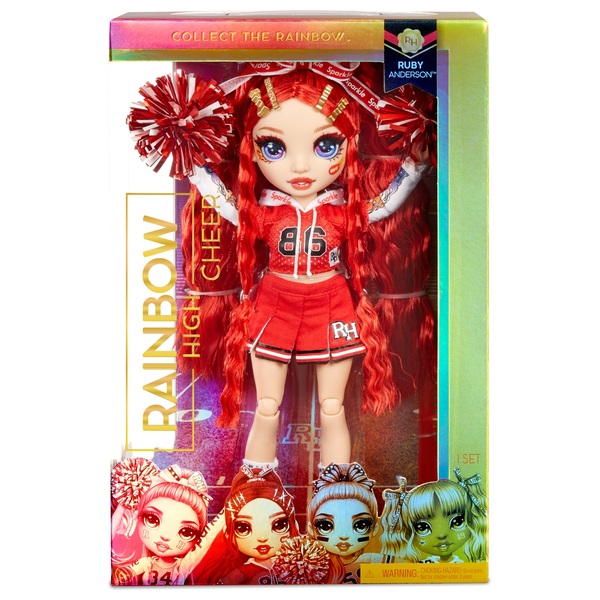 Rainbow High Cheer Puppe Ruby Anderson (Rot) Smyths Toys Superstores