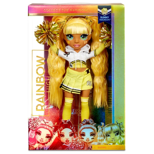 Rainbow High Cheer Puppe Sunny Madison (Gelb) Smyths Toys Österreich