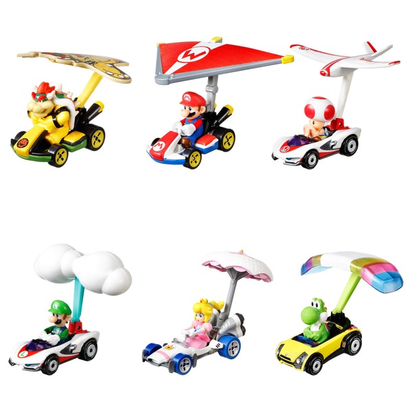 Hot Wheels Mario Karts Mit Gleiter Sortiert Smyths Toys Deutschland 5433