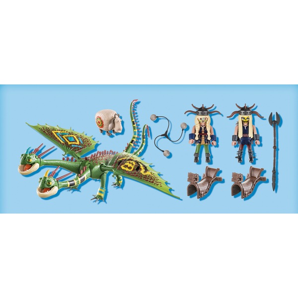 PLAYMOBIL Dragons 70730 Dragon Racing Raffnuss und PLAYMOBIL Dragons 70730 Dragon Racing Raffnuss und