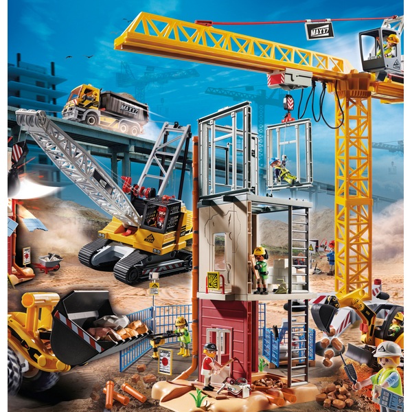 PLAYMOBIL City Life 70742 Baustelle mit Kipplaster Smyths Toys