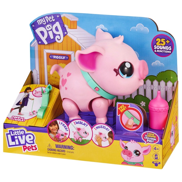 Little Live Pets Schwein My Pet Pig Piggly als interaktives Spielzeug