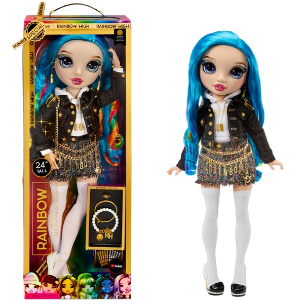 Rainbow High Puppe Large Doll My Runway Friend Amaya Raine