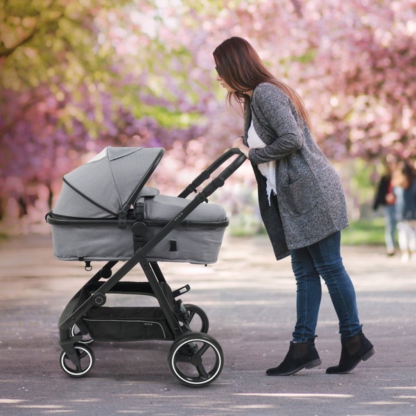 Babylo Origin Kinderwagen Flint 2in1 Travel System mit Autositz