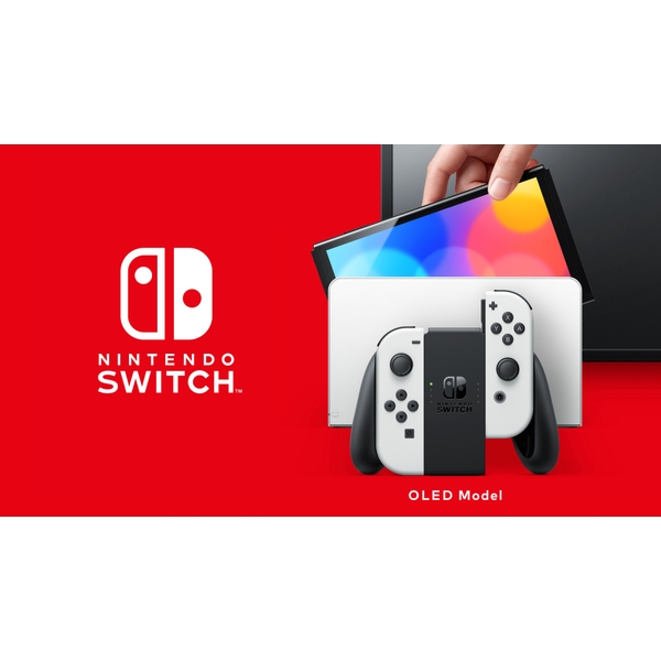 Nintendo Switch Konsole OLEDModell weiß Smyths Toys Österreich
