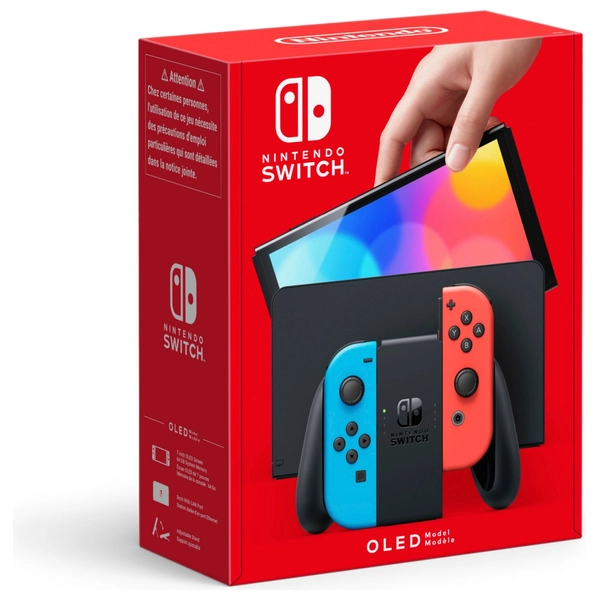 Nintendo Switch Console OLED-model neonrood/neonblauw | Smyths
