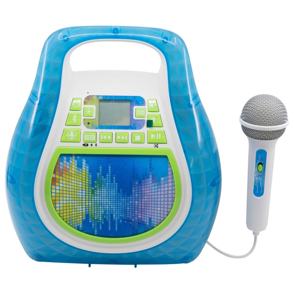 eKids Karaoke Maschine Bluetooth Lautsprecher blau Smyths Toys