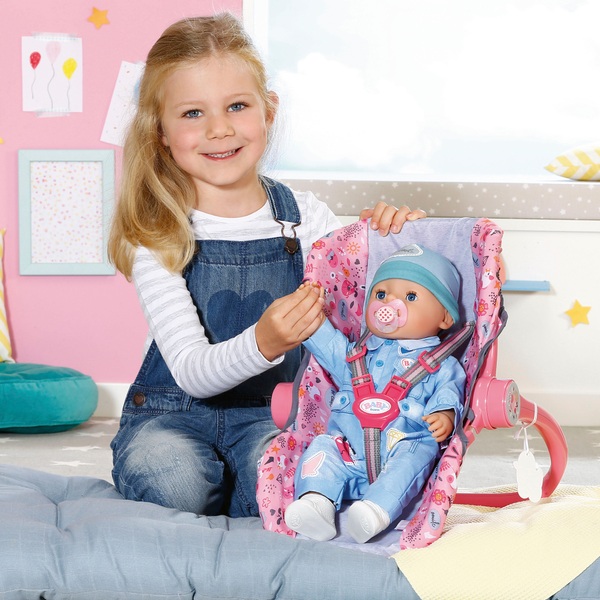 Smyths Babysitz Deutschland BABY Toys Komfort | Rosa und Babyschale born in
