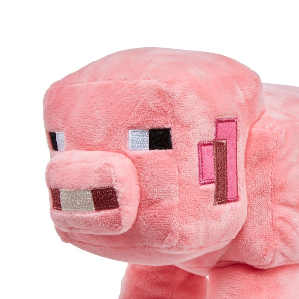 Minecraft Kuscheltier Schwein Plüschfigur 20 cm | Smyths Toys Deutschland