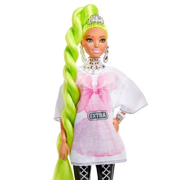 Barbie Extra Doll Neon Green Hair Smyths Toys Deutschland