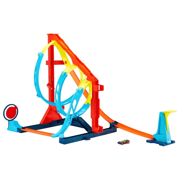 Hot Wheels Bahn Looping Track Builder Unlimited Corkscrew Twister Set Smyths Toys Deutschland