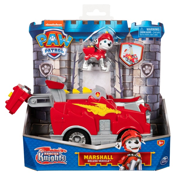 PAW Patrol Rescue Knights Fahrzeug mit Figur Marshall Smyths Toys Deutschland