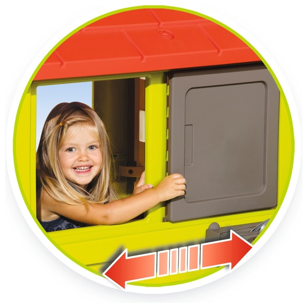 Smoby GartenSpielhaus Natur mit OutdoorSpielküche Smyths Toys