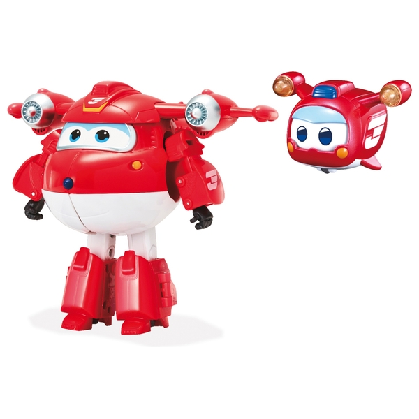Super Wings Transforming Supercharged Jett & Super Pet Jett Smyths Toys Deutschland