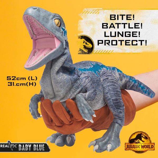 Jurassic World Dominion Real FX Baby Blue Dinosaurier Smyths Toys Deutschland