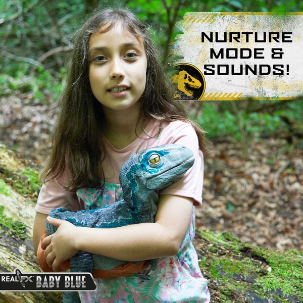 Jurassic World Dominion Real FX Baby Blue Dinosaurier Smyths Toys Deutschland