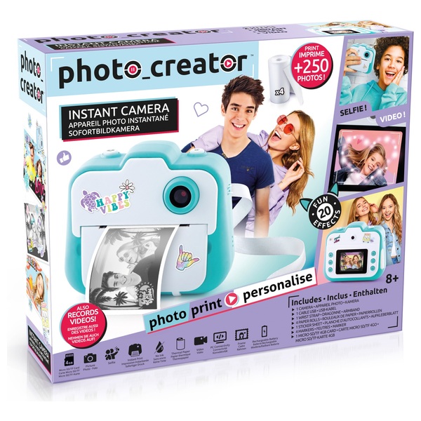 Photo Creator Instant Camera Sofortbildkamera mit Deko Zubehör Smyths