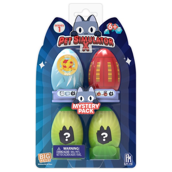 Pet Simulator X Mystery Pets Sammelfigur 4er Pack Smyths Toys Schweiz
