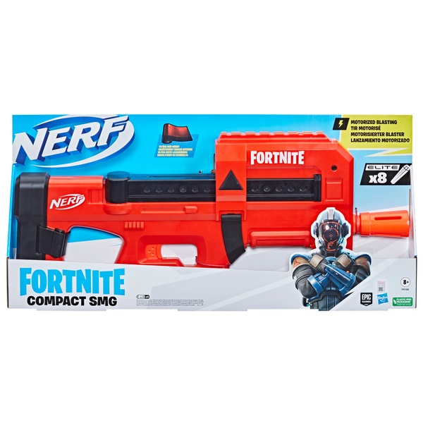 Nerf Fortnite Blaster Compact Smg Motorisiert Mit Darts Smyths Toys Deutschland