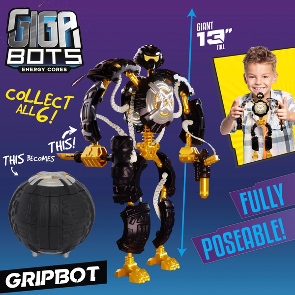 Gigabots Energy Core Roboter Gripbot Serie 0 Verwandelbare Actionfigur ...