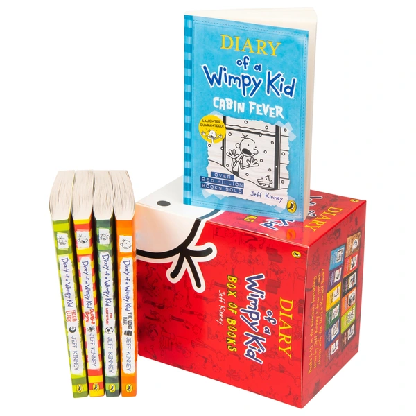 Diary of a Wimpy Kid Books 1 - 11 Box Set with DIY Journal
