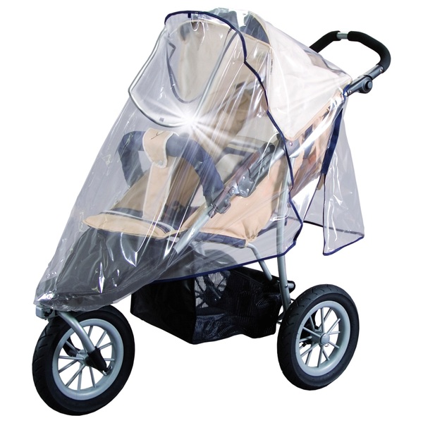 sunnybaby Universal Regenschutz für Buggy mit Reflektoren und Klappe