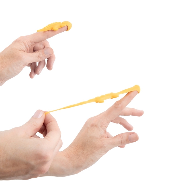 Sticky Flying Dinos und Meerestiere elastische Gummitiere 4er Set