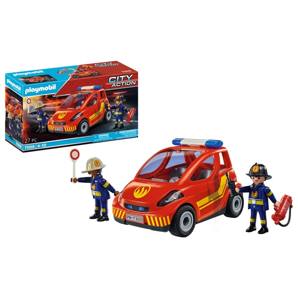 PLAYMOBIL City Action Set 71035 Feuerwehr Kleinwagen | Smyths Toys